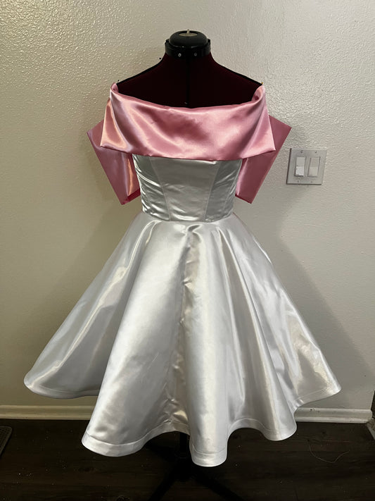 Kitty Pink Bow Dress