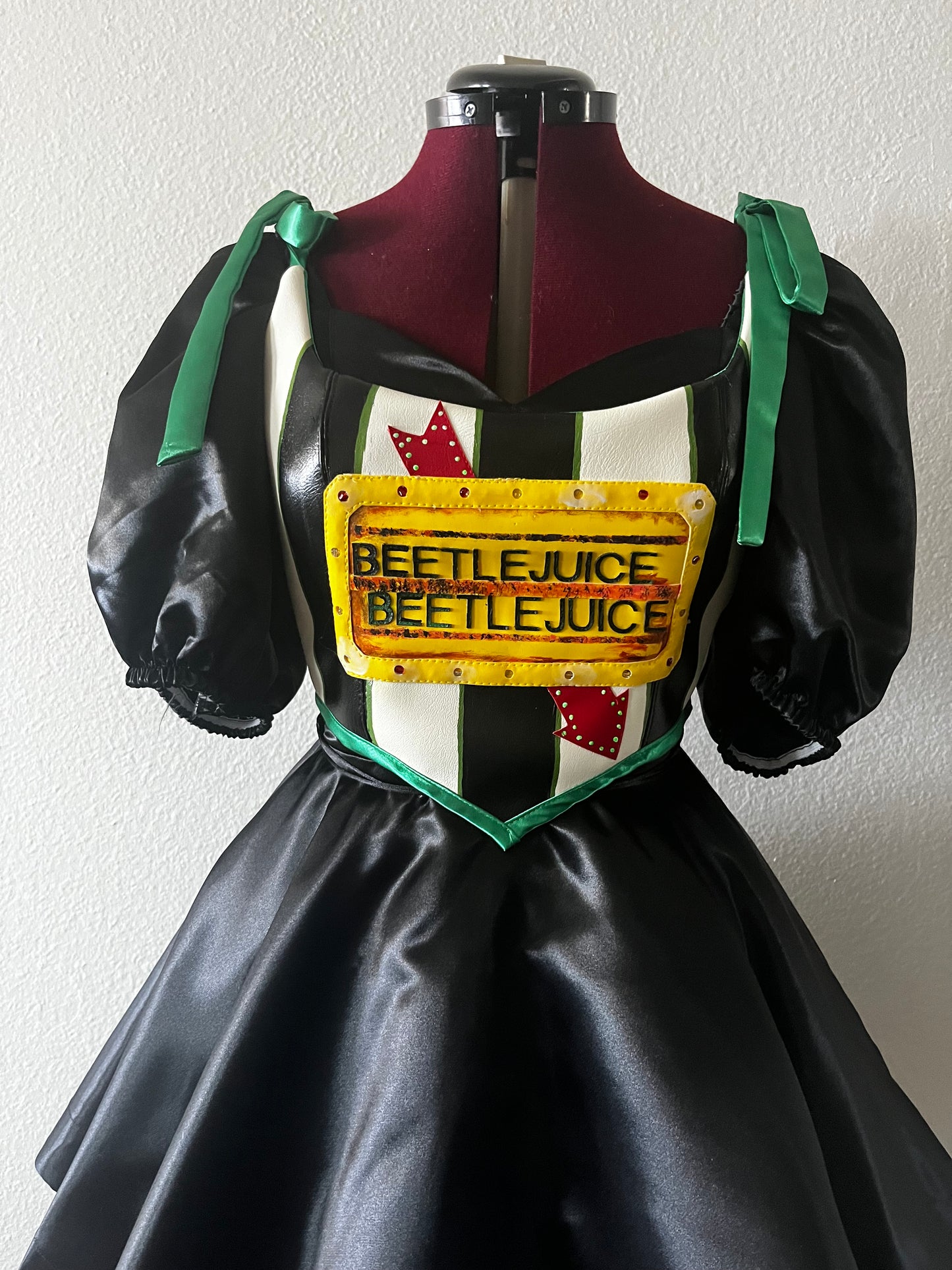Beetle Sign Cropped Corset top