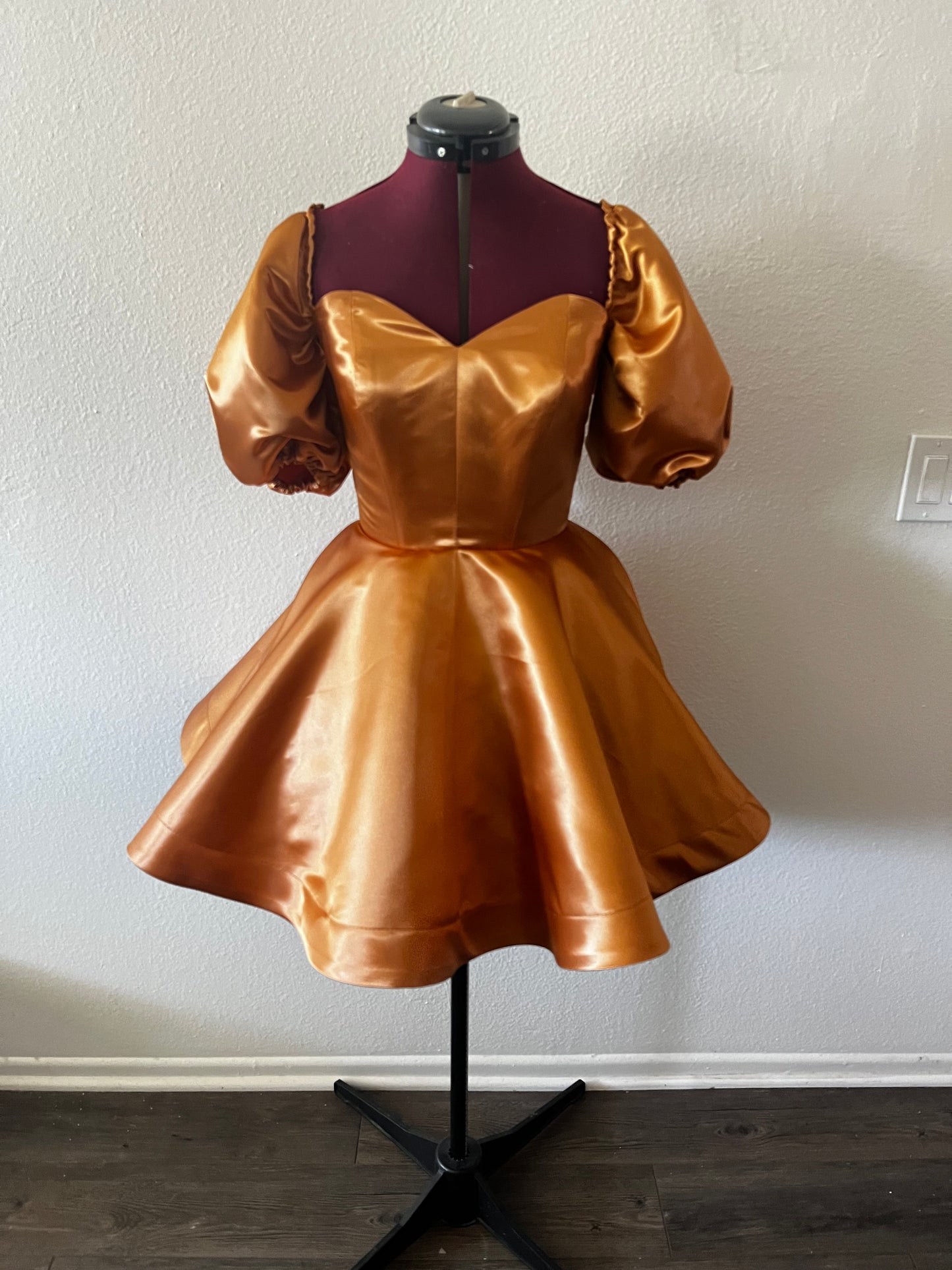 Satin Mini Dress