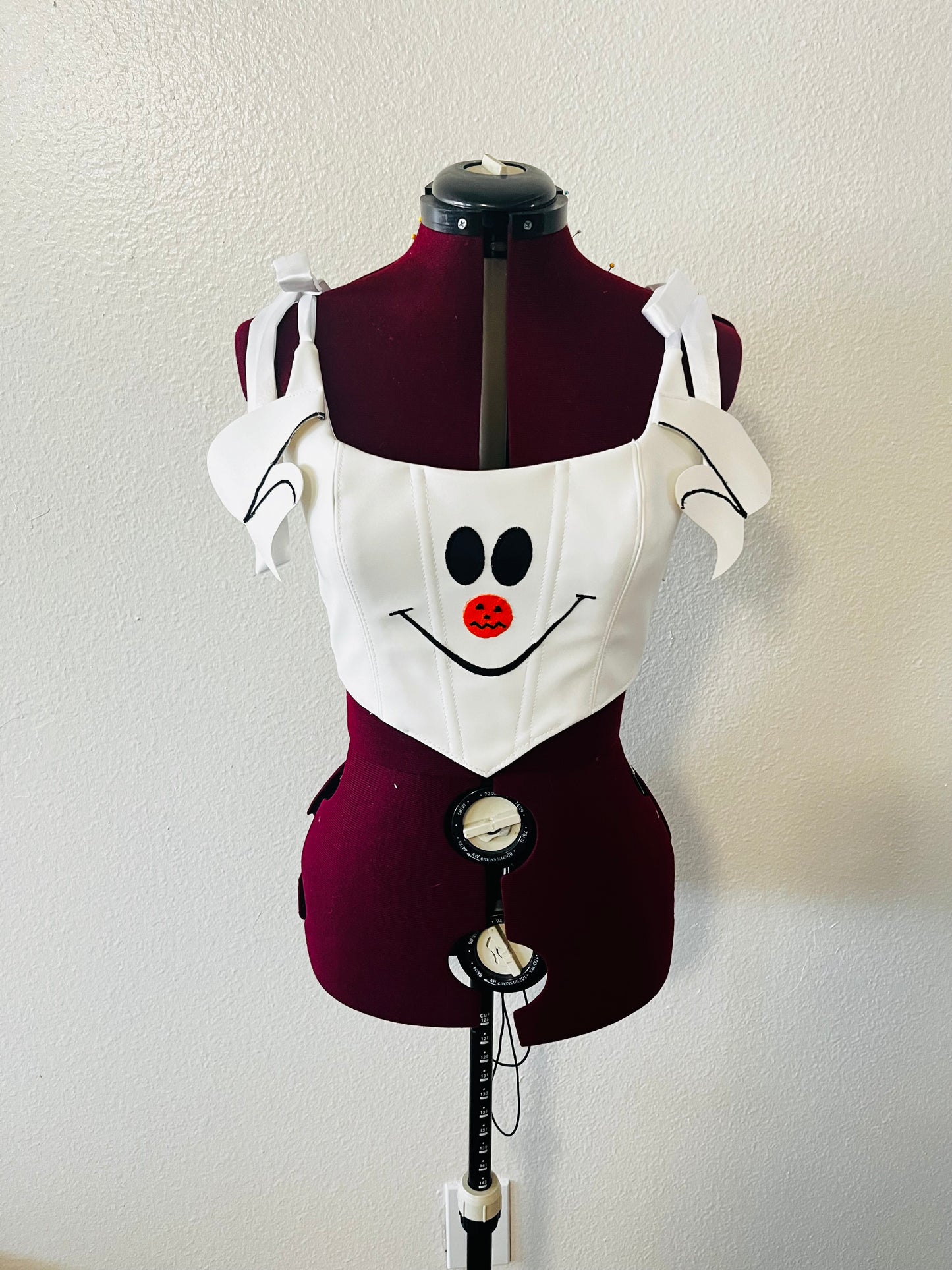 Get Spooktacular Style The Ghost dog Cropped Corset