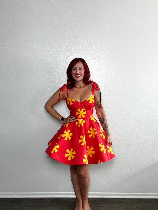 Chipmunk Corseted Bustier Dress