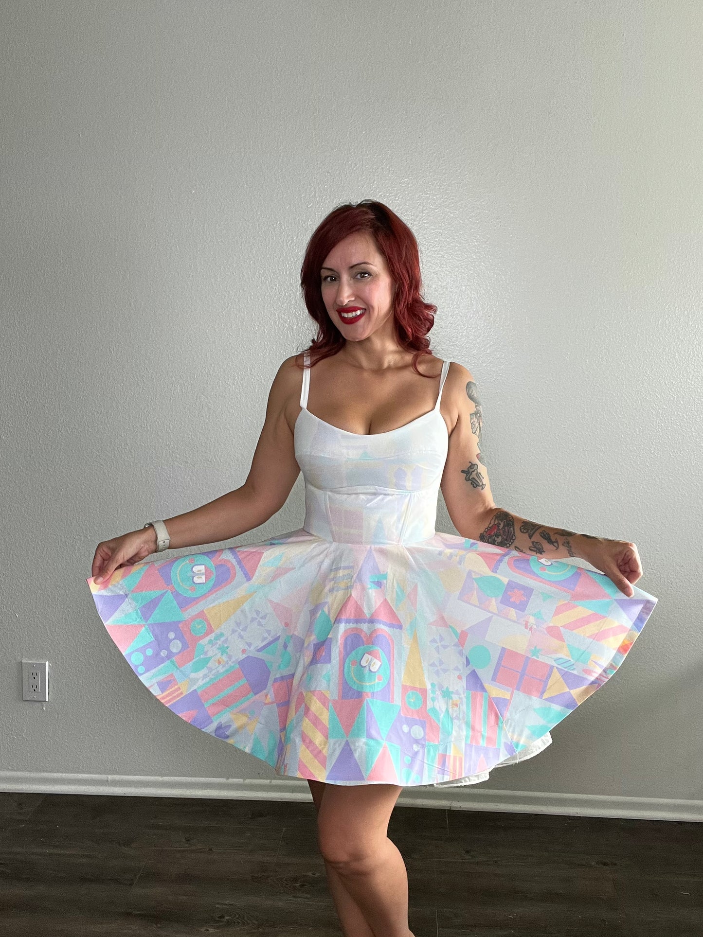 Clock Face shelf Bust Dress