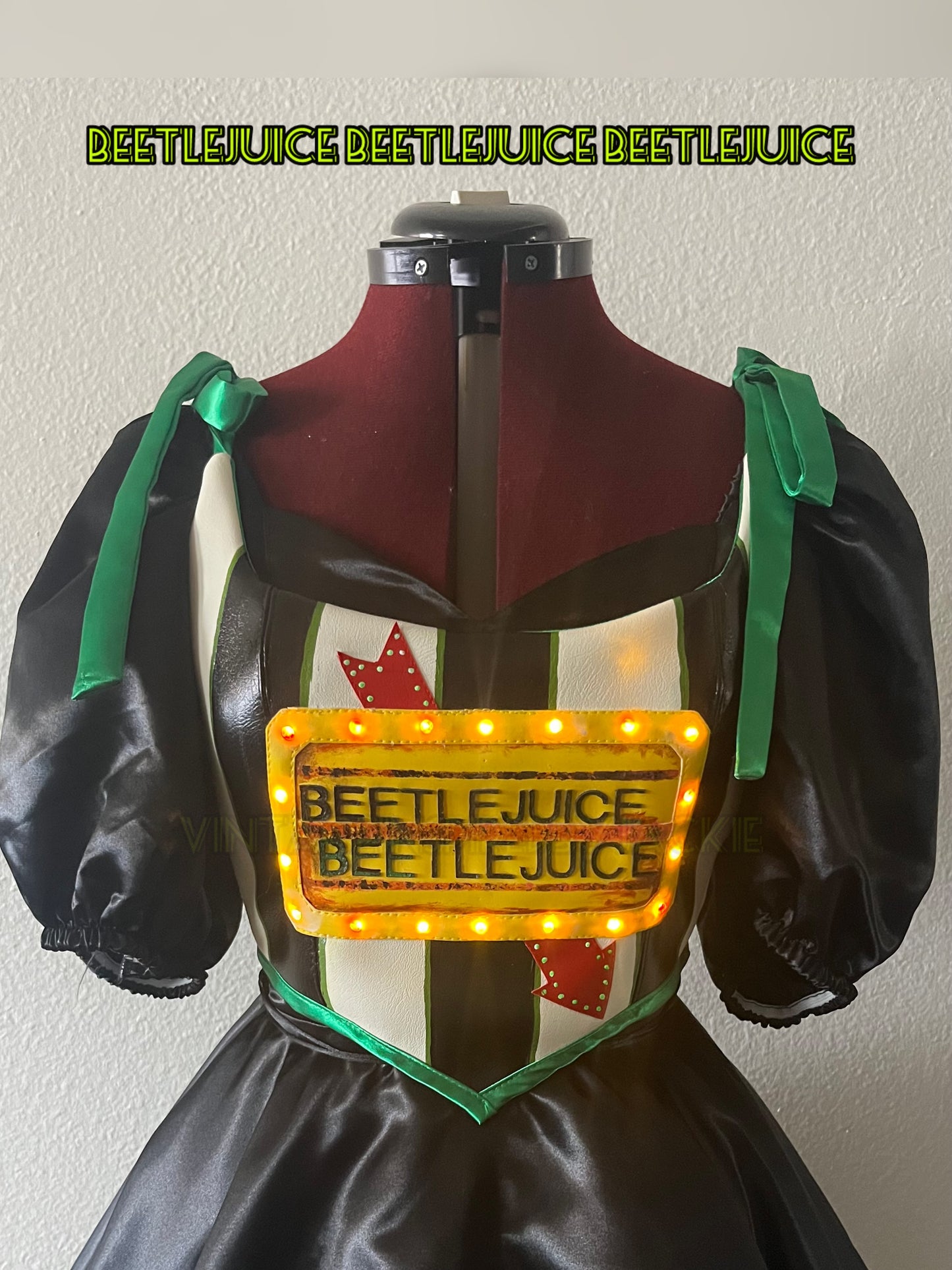 Beetle Sign Cropped Corset top