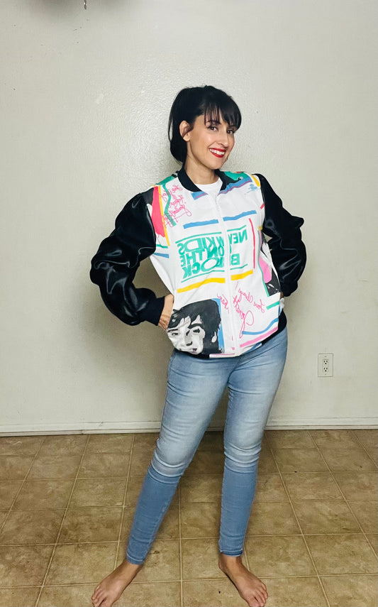 NKOTB Upcycled Bomber Jacket