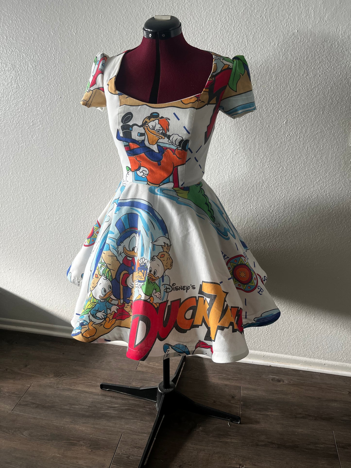 Ducktale Re-worked Bedsheet dress