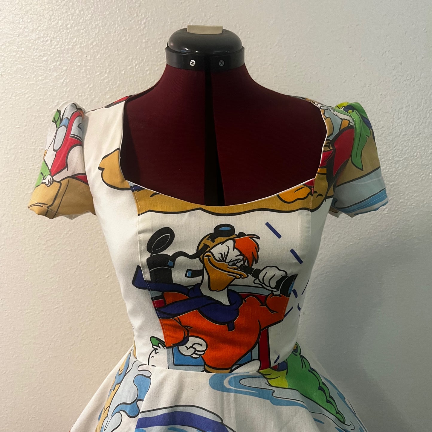 Ducktale Re-worked Bedsheet dress