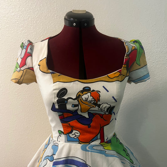 Ducktale Re-worked Bedsheet dress