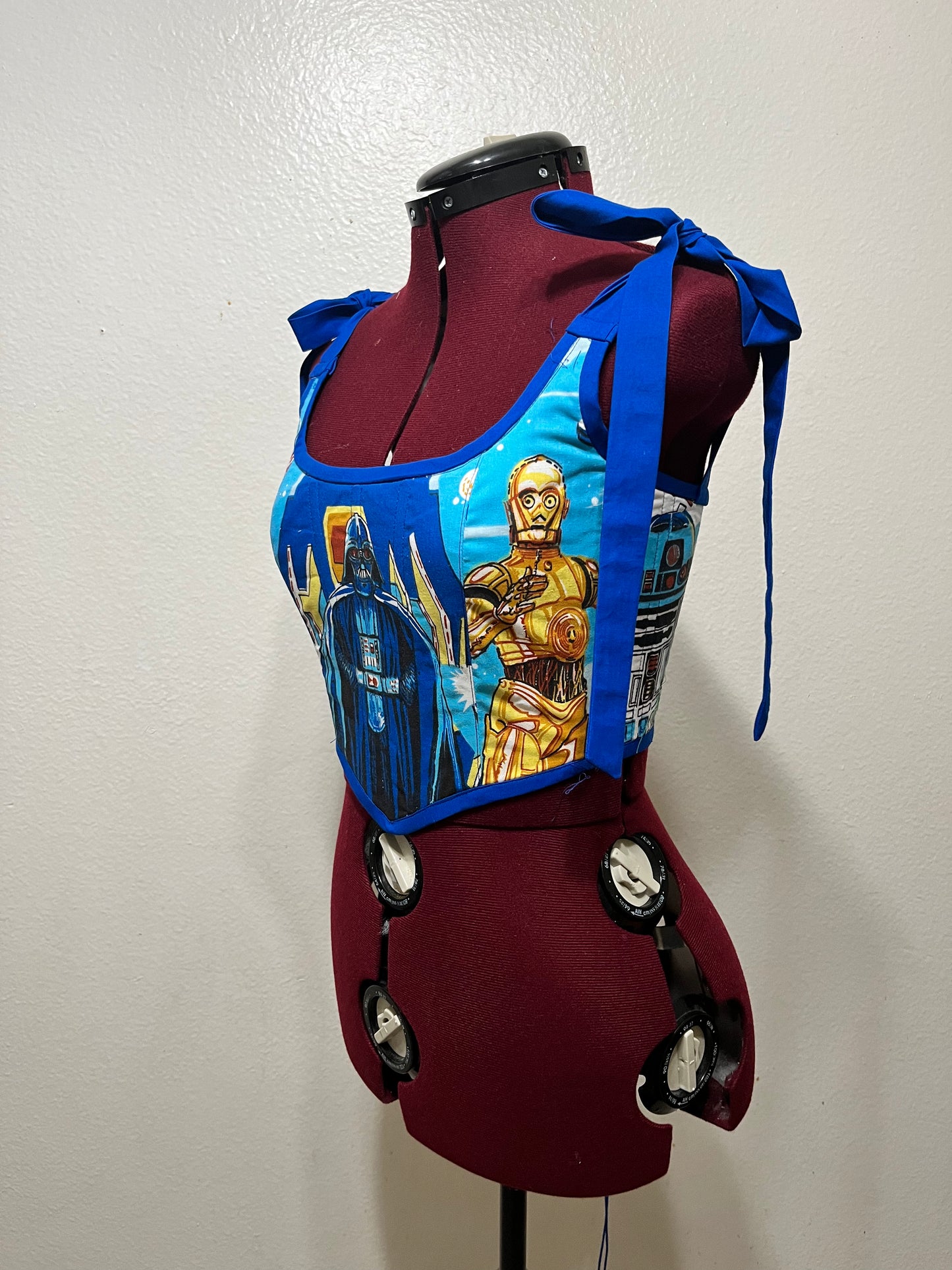 Upcycled Empire Strikes Back Corset Top